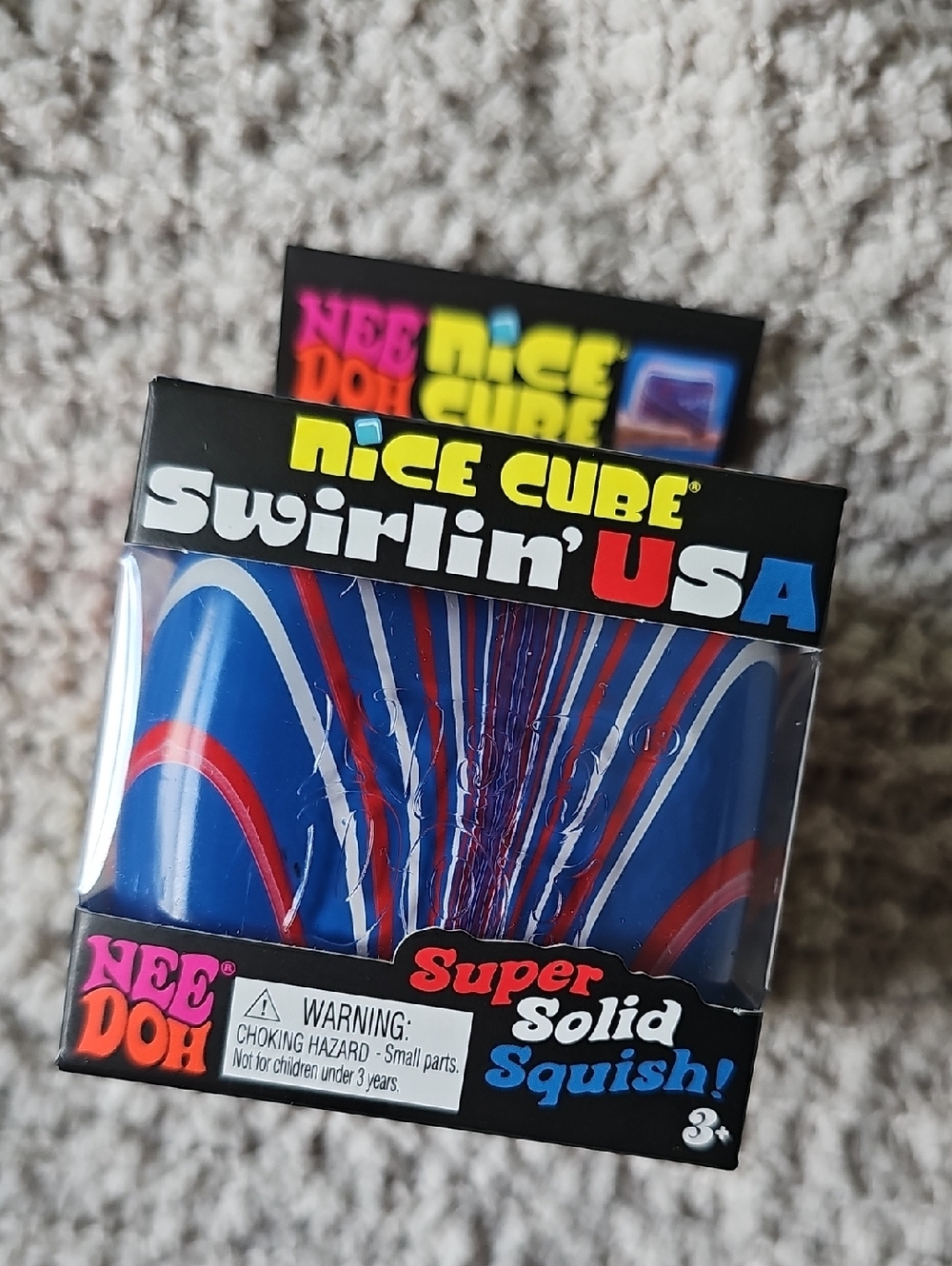NEW! Nee Doh Nice Cube Swirlin' USA